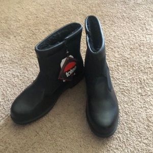 Totes waterproof thermalite black boots NWOB size 13